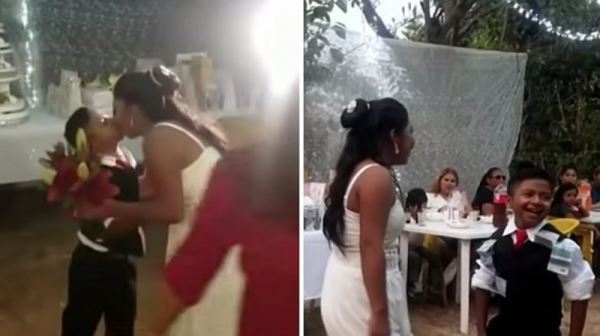 Женщина вышла замуж за мальчика: фотографии свадьбы повергли в шок весь мир