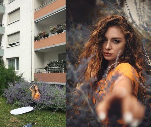 Немецкий фотограф делает залипательные портреты девушек и делится закадровыми снимками (11 фото)