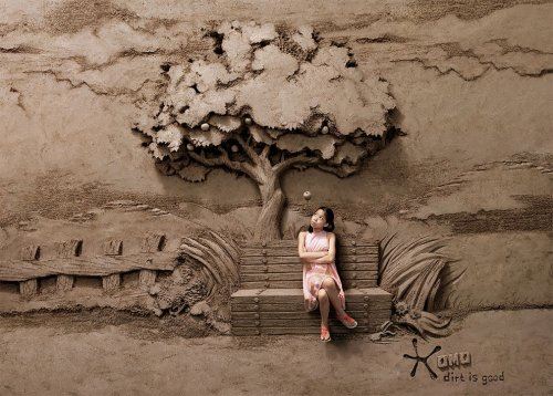 Потрясающие песочные скульптуры сингапурского художника JOOheng Tan (3 фото + видео)